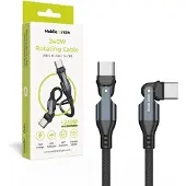 Mobile Origin CB3 Rotating Cable USB-C to USB-C - 1m