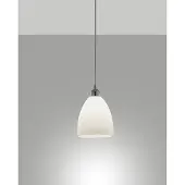 FABAS LUCE Riippuvalaisin lasi PROVENZA, himmennettävä, Valkoinen/opaali, Olohuone/ruokailutila, Lasi, Moderni