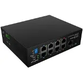 Lanberg Switch ILFE-8P-1GE-1S-120 Light Indus. PoE 4xBT 4xAT
