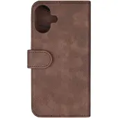 Ginza.se Wallet MagSeries, iPhone 16 Plus -lompakkokotelo, Ruskea