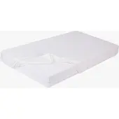 Baby Matex Jersey Muotoonommeltu Aluslakana 80x160, Valkoinen