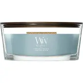Woodwick Cedarwood & Ocean Moss tuoksukynttilä sisältää puusydämen 453.6 g
