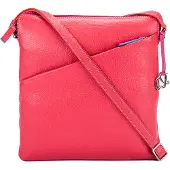 Mywalit Milano Crossbody-laukku Nahka 24 cm Punainen
