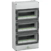 Spelsberg Ryhmätaulu AK 42, 3x14 moduulia KxSxK: 600x315x155 mm IP 65 Polykarbonaatti, vaaleanharmaa RAL 7035
