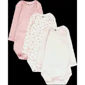Petit Bateau Sf Bodies Us Ml - Cream - 67