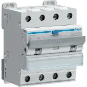 Hager Yhdistelmäkatkaisija Automaattisulake/HPFI C 16A 4P, 30 mA, ADM466C
