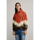 Desigual Collegepaita beige / oliivi / oranssinpunainen