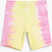 Desigual Leggingsit keltainen / vaalea pinkki
