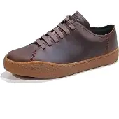 Camper for man. K100927-013 Peu Terreno brown leather sneakers (45), Flat, None, Casual