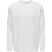Only & Sons Onscaspian Airflex Rlx Ls Tee Noos - White - XS