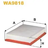 WIX FILTERS Ilmansuodatin WA9818