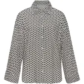 LASCANA Pyjamapaita musta / valkoinen