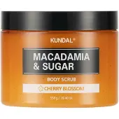 Kundal Macadamia & Sugar Body Scrub Cherry Blossom 550 g