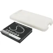 123accu HTC Desire tehoakku erillisellä takakannella 2400 mAh - Valkoinen