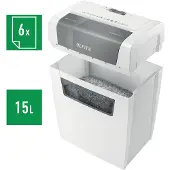 Leitz IQ Home P4 asiakirjansilppuri 6 arkki(e)t, tuhoaa hiukkasina 4 x 28 mm P-4 15 l, tuhoaa myös