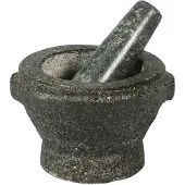 Cilio Morter I Granit M/Støder David Ø13Cm - Black - 9.5X 14CM