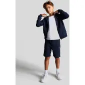Lyle & Scott Zip Through Hoodie - Navy - 128-134
