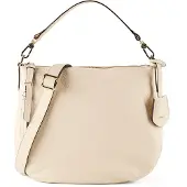 Abro Juna Olkalaukku Nahka 34 cm Beige