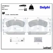 Delphi Jarrupalasarja (4kpl), levyjarru LP2063LC