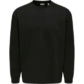 Only & Sons Onscaspian Airflex Rlx Ls Tee Noos - Black - XS