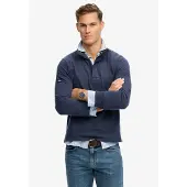 Superdry Classics Henley Collegepaita Puolivetoketjulla