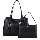 GUESS for woman. HWBG9735230 Melody 2-in-1 Tote Bag ? Black (OSFA), Casual, Polyurethane