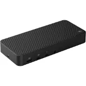 Deltaco – DisplayLink docking station, triple display 4K, B2B package, black (#1229)
