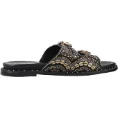 Carmela for woman. 16320001-NEGRO Sandals 163200 black (37), Flat, None, Casual