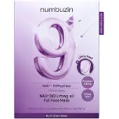 Numbuzin No.9 NAD Bio-Lifting Full Face Mask - 4 kappaletta
