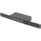 Lanberg Switch Rack 10”/19” 16-Port 1GB