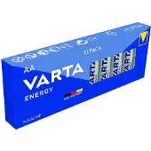 Varta 10x AA 4106, Kertakäyttöinen akku, AA, Alkali, 1,5 V, 10 kpl, Sininen (04106229410)