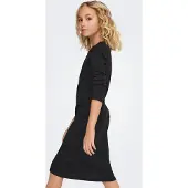 ONLY Kogbelfast Life L/S Midi Dress Jrs Noos - Black - 146-152
