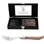 Laguiole Haarukat 6-pack 1 set Oliivi