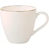 Villeroy & Boch Anmut Gold -espressokuppi Valkoinen
