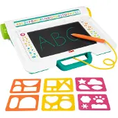 Fisher-Price Learn & Doodle Desk, Mess-Free Writing & Drawing Tablet With Lcd Screen For Kids - Multi/patterned - ONE SIZE