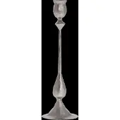 Lene Bjerre Ingrid Candlestick 7X7X27 Cm. Silver - Silver - 7X 27X 7CM