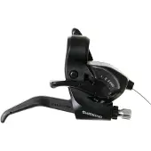 Shimano Sti kahvat MTB/citybike 6-vaihteisiin ja jarruvipuihin.