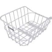 Basil Cento Fixed 20l Basket Hopeinen