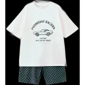 Mango Short Pyjama Set - Cream - 11-12