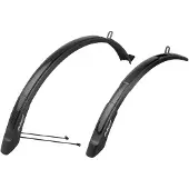 Polisport Bike Expander City 51 Mm 26-28´´ Mudguard Set Musta 26-28´´