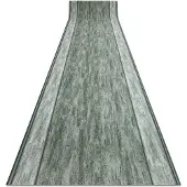 Rugsx Alfombra de pasillo con refuerzo de goma RAMA verde 80cm 80x500 cm