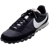 Nike Matalavartiset tennarit 'Waffle Racer' musta / luonnonvalkoinen