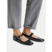 Calvin Klein Nauhaballerina musta