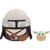 Squishmallows - 30 cm Mandalorian and 9 cm Grogu (270560)