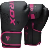 RDX Sports F6 Kara Keinonahkaiset Nyrkkeilyhanskat