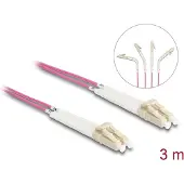 DeLOCK 88089, 3 m, OM4, LC, LC