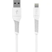 FIXED LIQUID Silicone cable USB-A/Lightning 1.2m White
