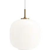 Louis Poulsen VL45 Radiohus kattolamppu Ø25 cm Brass-white opal glass
