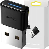 Baseus BA04 Bluetooth 5.0 USB-sovitin / dongle - Musta