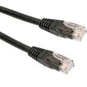 Gembird PP12-3M/BK, 3 m, Cat5e, U/UTP (UTP), RJ-45, RJ-45, Musta